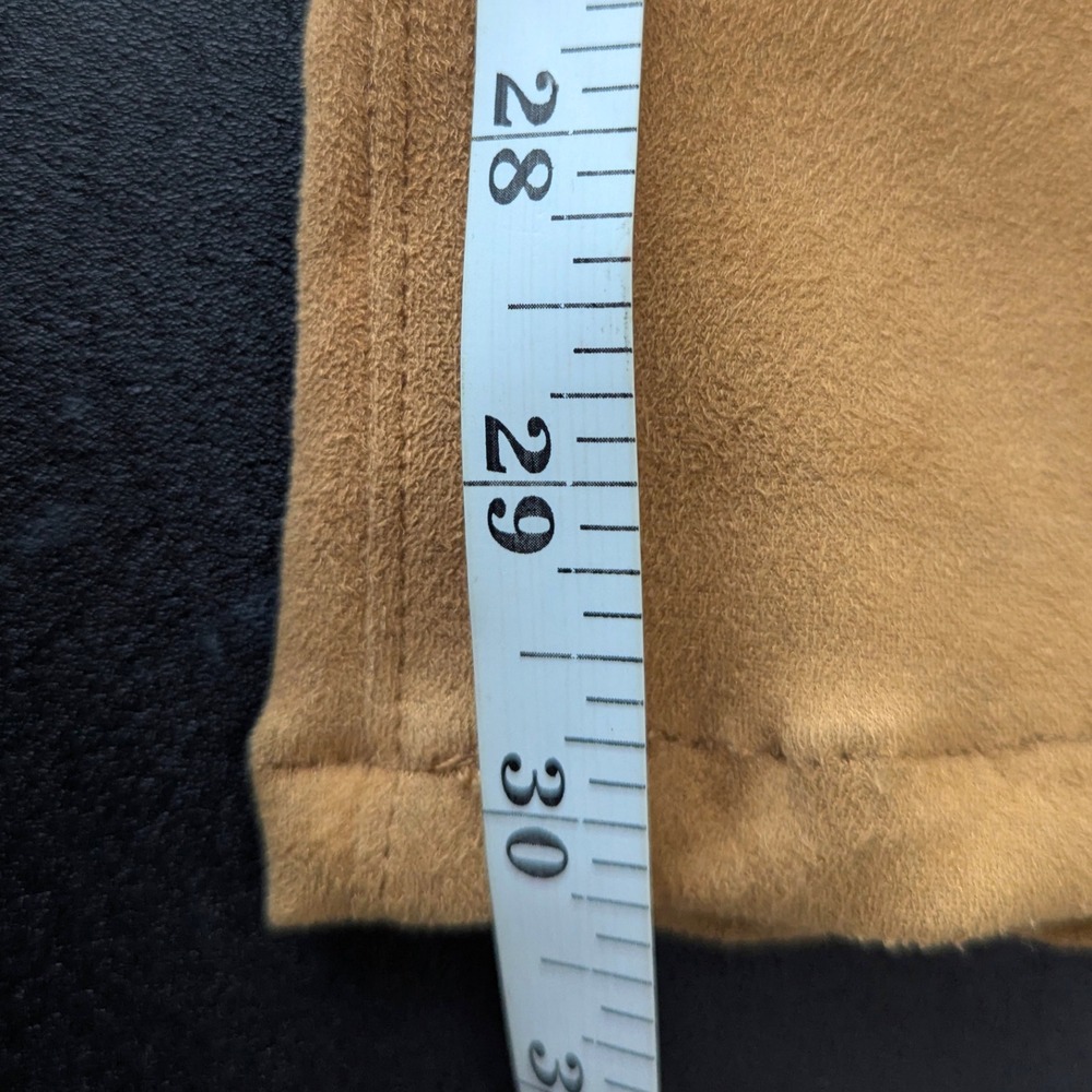 Joe's Jeans Faux Suede The Icon Skinny Mid Rise Womens Size 32 Camel Tan‎ Pants - Picture 9 of 10